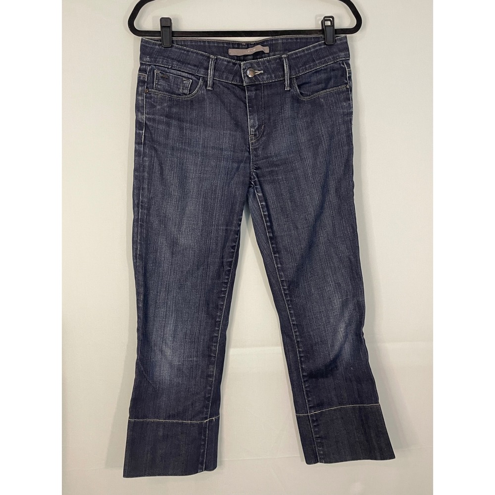 JOES JEANS Womens Dark‎ Wash Crop Flare Jeans Cuffed Size 28